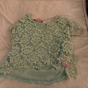 Light blue junior Large swim suit cover up/ over shirt!